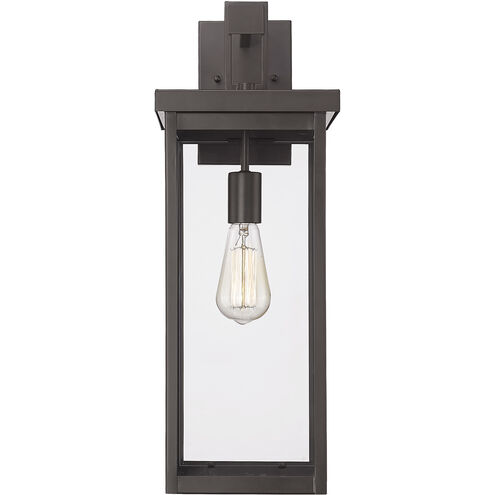 Barkeley 1 Light 22 inch Powder Coated Bronze Outdoor Wall Sconce